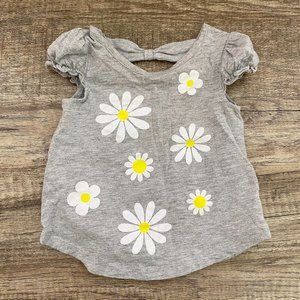 Healthtex Short Sleeve Flower Print Top Size 12 M